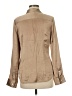 Madewell Metallic Tan Long Sleeve Blouse Size 6 - photo 2