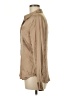 Madewell Metallic Tan Long Sleeve Blouse Size 6 - photo 5