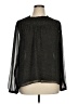 Ann Taylor LOFT 100% Polyester Black Long Sleeve Blouse Size XL - photo 1