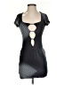 THATSSOFETCH Graphic Black Cocktail Dress Size 4 - photo 1