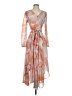 Express 100% Polyester Orange Cocktail Dress Size XS - photo 1