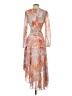 Express 100% Polyester Orange Cocktail Dress Size XS - photo 2