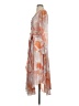 Express 100% Polyester Orange Cocktail Dress Size XS - photo 5