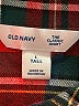 Old Navy 100% Cotton Plaid Red Long Sleeve Button-Down Shirt Size L (tall) - photo 7