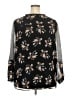 Calvin Klein 100% Polyester Black Long Sleeve Blouse Size 2X - photo 2