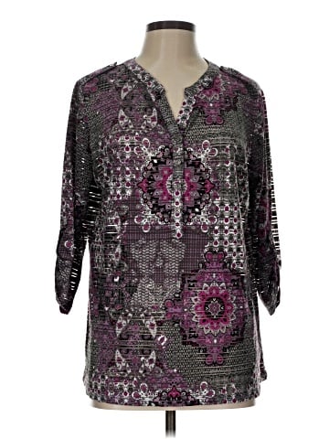 Cathy Daniels 3/4 Sleeve Blouse (view 1)