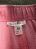 Just Be... 100% Polyester Solid Pink Shorts Size M - photo 3