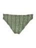 Malai Chevron-herringbone Green Swimsuit Bottoms Size L - photo 2