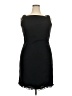 Virgo Solid Black Cocktail Dress Size 18 - photo 1