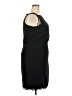 Virgo Solid Black Cocktail Dress Size 18 - photo 4