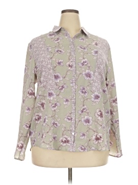Cactus + Pearl Long Sleeve Blouse