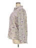 Cactus + Pearl Floral Purple Long Sleeve Blouse Size XXL - photo 5