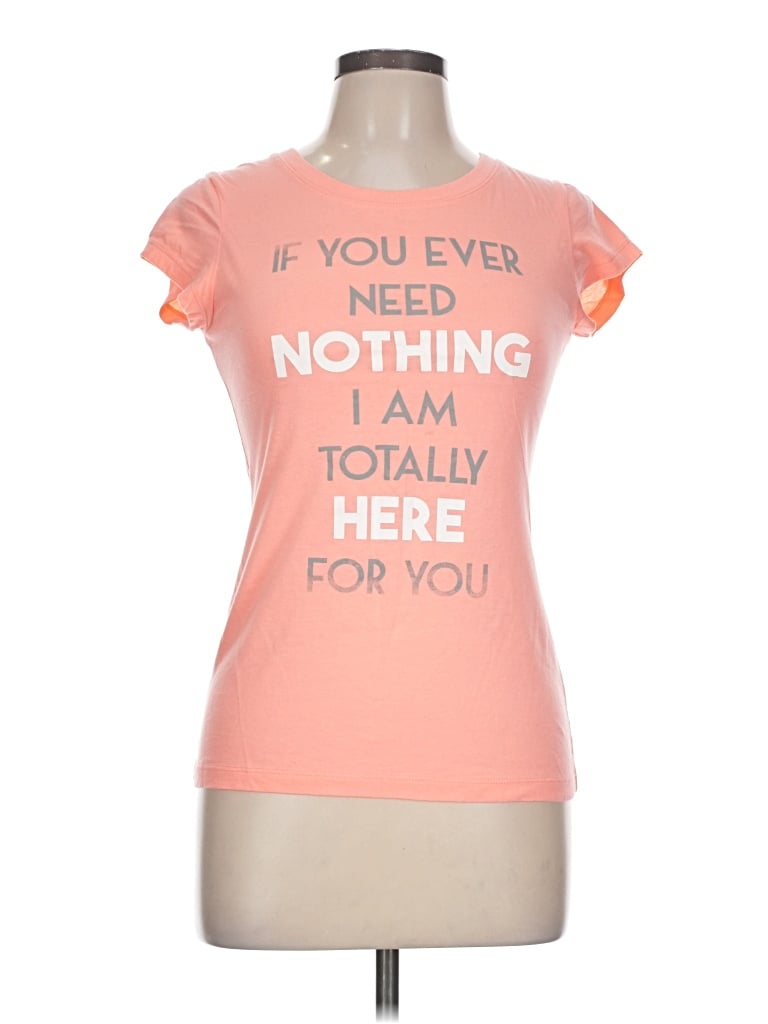 Pre-owned Wound Up Short Sleeve T-shirt In Pink