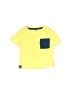 DKNY Yellow Short Sleeve Top 9-12 MO / 12 MO - photo 1
