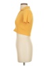 Zara Yellow Short Sleeve Turtleneck Size S - photo 5