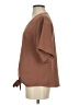 VIISHOW Brown Short Sleeve Blouse Size S - photo 5