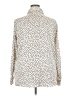 The Workshop Polka Dots Ivory Long Sleeve Blouse Size XXL - photo 2