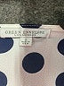 Green Envelope Polka Dots White 3/4 Sleeve Blouse Size L - photo 7