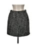 H&M 100% Polyester Tweed Gray Silver Formal Skirt Size 6 - photo 2