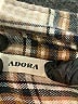 Adora Plaid Brown Long Sleeve Button-Down Shirt Size L - photo 7