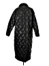 Fashion 100% Polyester Black Coat Size S - photo 2