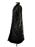 Fashion 100% Polyester Black Coat Size S - photo 5