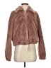 Missguided 100% Polyester Brown Faux Fur Jacket Size 2 - photo 1