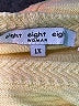 Eight Eight Eight Yellow 3/4 Sleeve Top Size 1X - photo 7