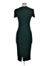 Forever 21 Solid Green Casual Dress Size M - photo 2