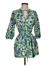 Zara Paisley Green 3/4 Sleeve Blouse Size XS - photo 1