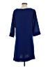 Emmelle Solid Blue Casual Dress Size S - photo 2