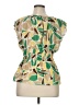 Sunny Leigh 100% Polyester Yellow Sleeveless Blouse Size XL - photo 2