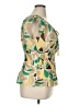 Sunny Leigh 100% Polyester Yellow Sleeveless Blouse Size XL - photo 4