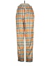 Unbranded Plaid Orange Casual Pants Size S - photo 1