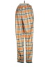 Unbranded Plaid Orange Casual Pants Size S - photo 2