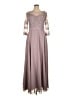JJ's House 100% Polyester Gray Cocktail Dress Size 14 - photo 1