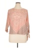 Chico's Pink 3/4 Sleeve Blouse Size XL (3) - photo 1