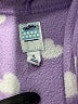 Assorted Brands 100% Polyester Hearts Purple Zip Up Hoodie Size 4T (estimated) - photo 3