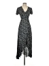 Lost + Wander 100% Rayon Paisley Black Cocktail Dress Size XS - photo 1