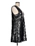 Express 100% Nylon Silver Cocktail Dress Size L - photo 4