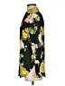 H&M Conscious 100% Polyester Floral Green Long Sleeve Blouse Size 2 - photo 5