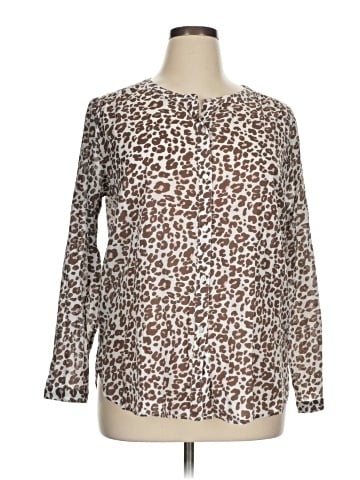 Ann Taylor LOFT Outlet Long Sleeve Blouse (view 1)
