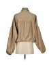 New In 100% Polyester Solid Tan Jacket Size S - photo 2