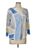 Nic + Zoe Blue Pullover Sweater Size L (petite) - photo 1
