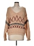 Hem & Thread 100% Polyester Tan Pullover Sweater Size M - photo 1