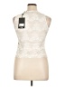 The Kooples Floral Ivory Sleeveless Top Size XL (4) - photo 2