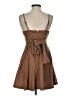 Unbranded Solid Brown Cocktail Dress Size S - photo 2