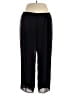 Dana Kay 100% Polyester Solid Black Casual Pants Size 20 - photo 1