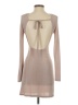 Et Clet Solid Tan Cocktail Dress Size S - photo 2