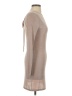 Et Clet Solid Tan Cocktail Dress Size S - photo 4